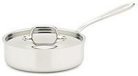 All-Clad 2 QT Stainless Saute Pan with Lid $109.99